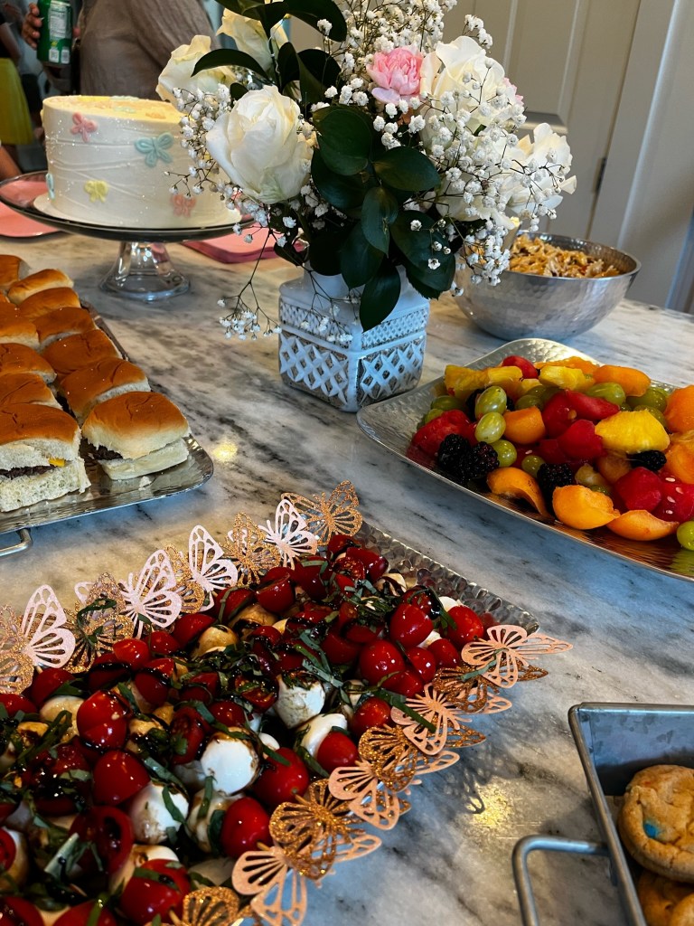 Butterfly birthday party food