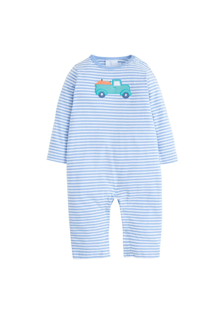 Little English fall boy romper