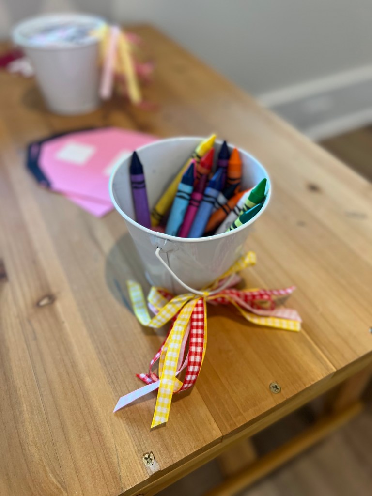 Crayola Crayons for Toddler Birthday Party
