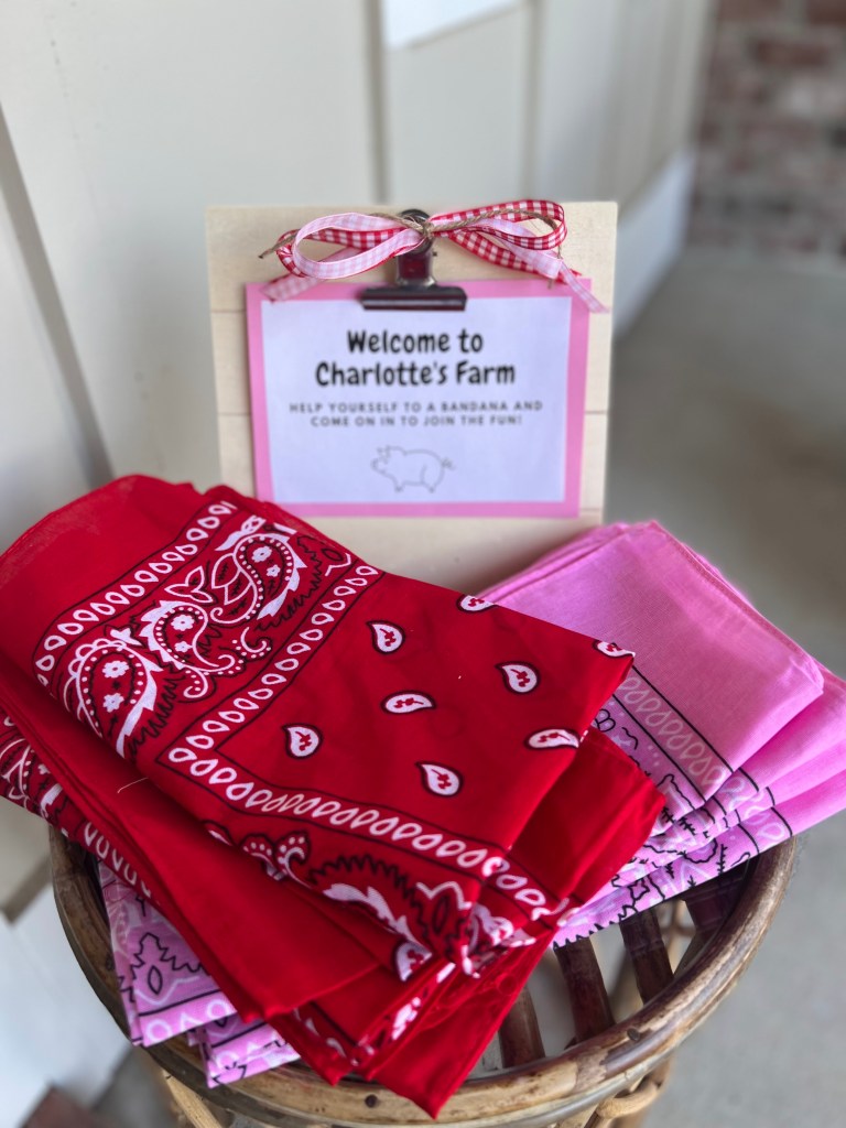 Farm Birthday Party Favors